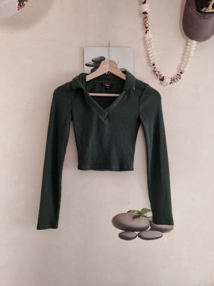 Top court vert foncé - photo numéro 5