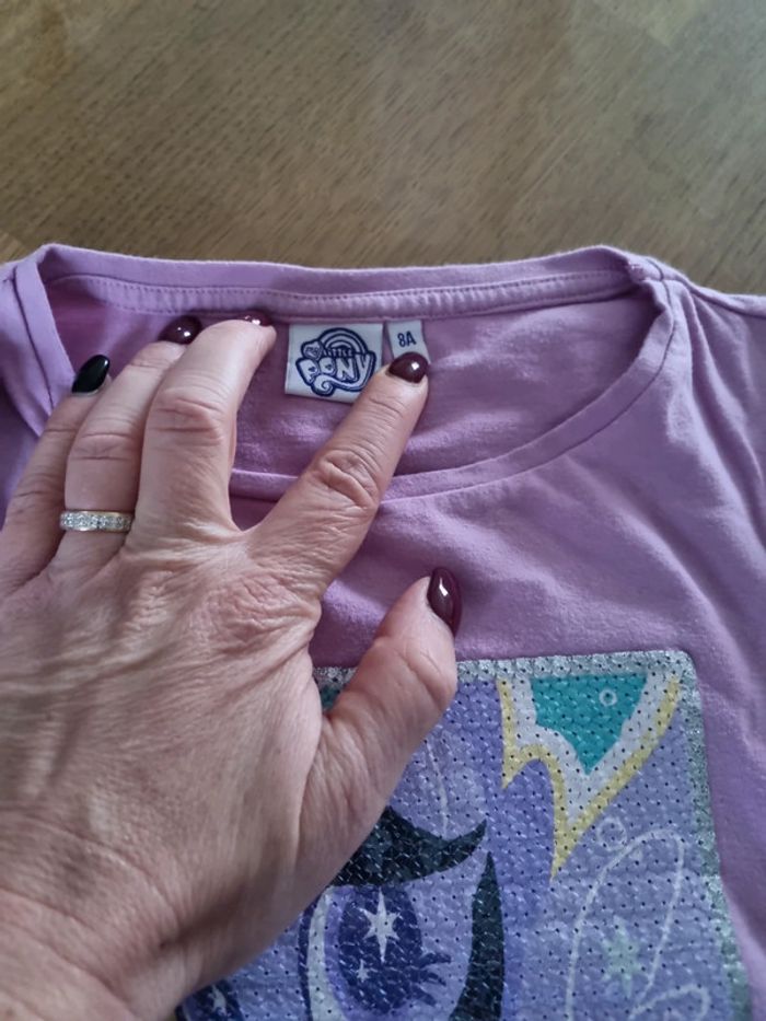 Tee shirt longue manche little poney - photo numéro 2
