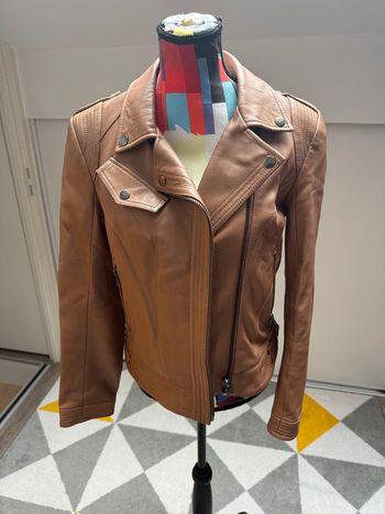 Perfecto en cuir Brooklyn Bridge Factory Taille 36