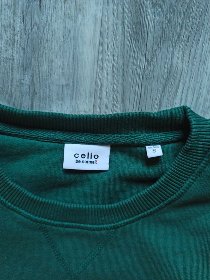 Sweat vert Celio taille s - photo numéro 2