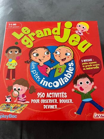 Jeu le grand jeu les p’tits incollables lansay