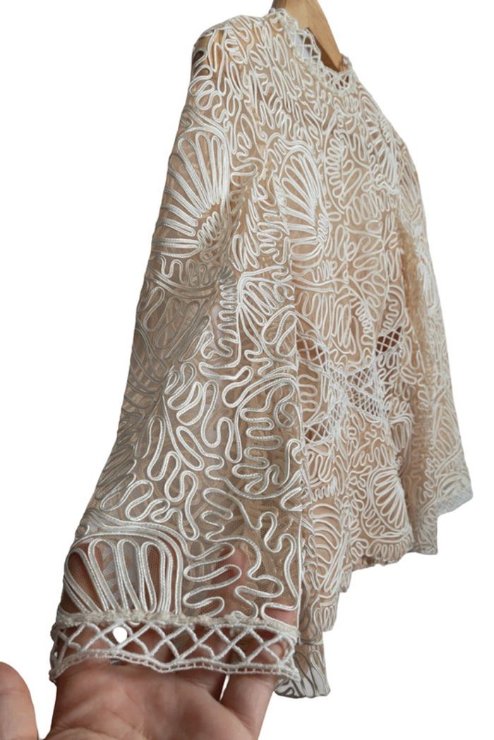 Ensemble unique upcyclé à partir d’une robe Margaux Tardits T.36 - photo numéro 5