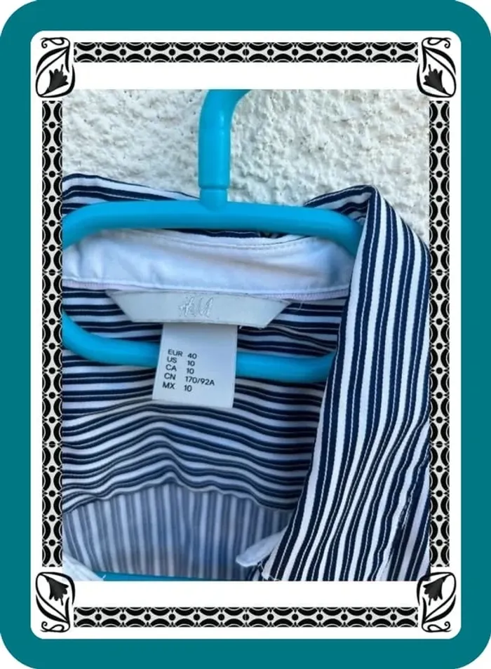 Chemise femme à rayure - photo numéro 3