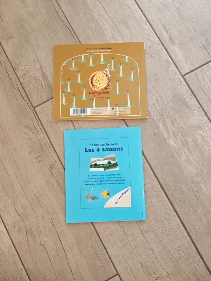 Lot de 2 livres souples "roule galette" et "les 4 saisons" - photo numéro 2