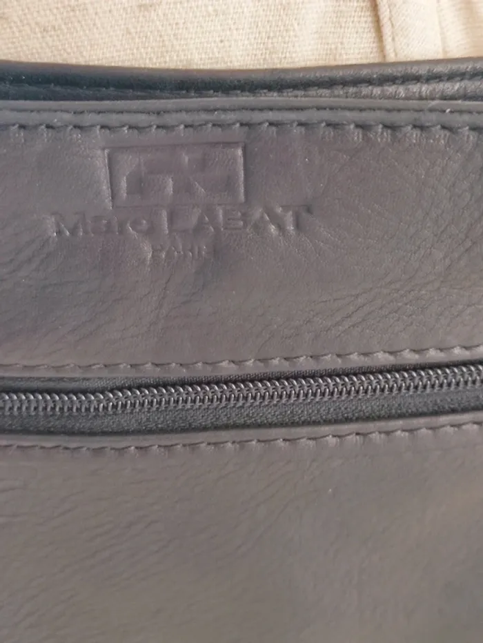 💋 magnifique sac tout cuir vintage 👜 - photo numéro 3