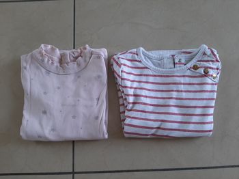 Lot de 2 tee shirts manches longues 6 ans