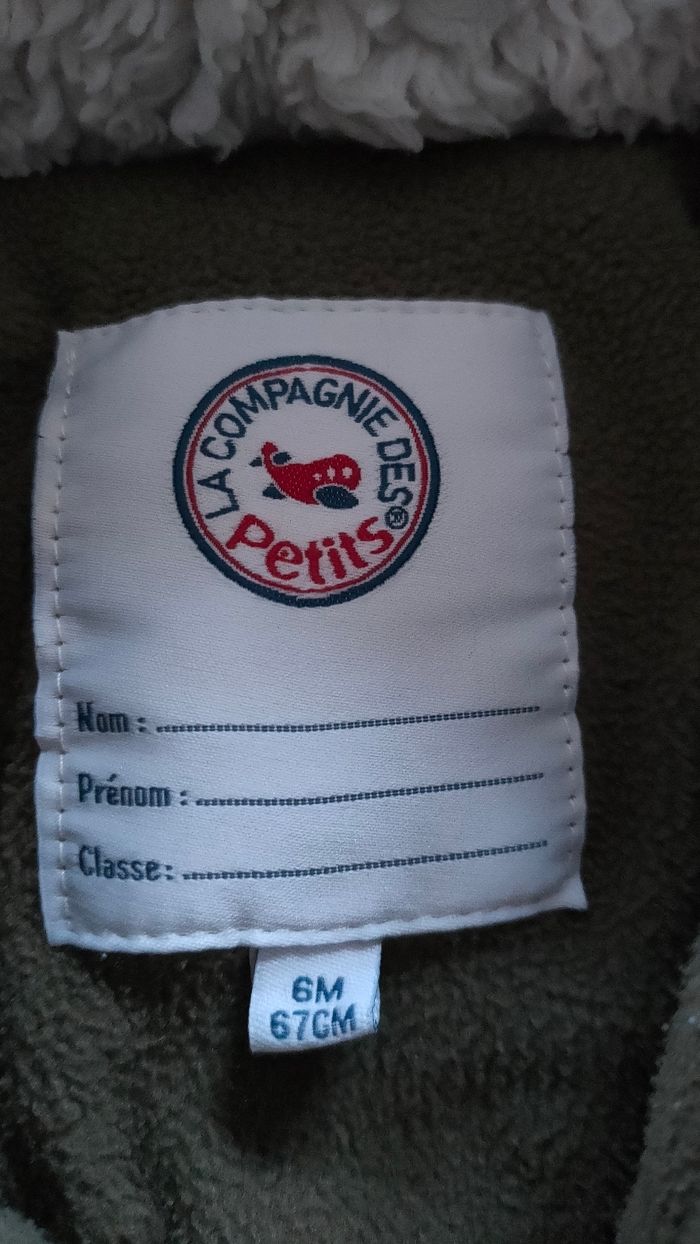 Manteau bébé 6 mois La compagnie des petits - photo numéro 3