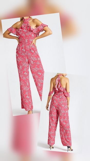 Combinaison à volants Rose à fleur _Taille 36_  Guess