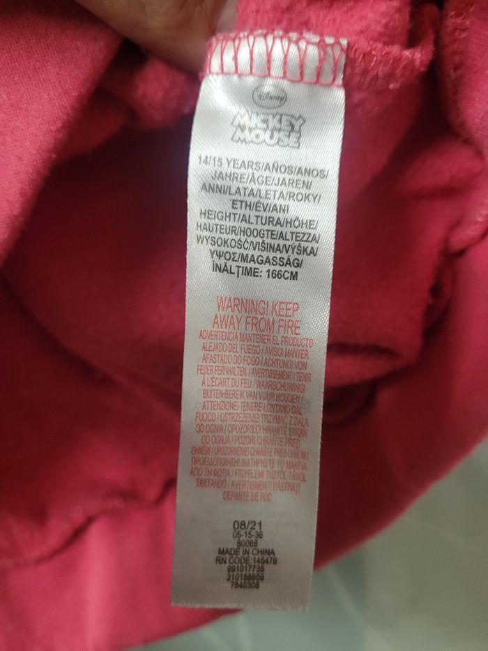 Pull a capuche Mickey mousse - photo numéro 5