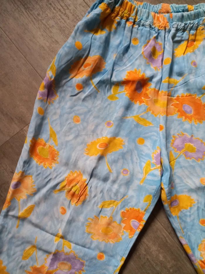 Pantalon léger fleurie M - photo numéro 2