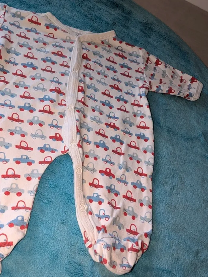 Pyjama bébé 56 cm voiture 🚗 - photo numéro 2
