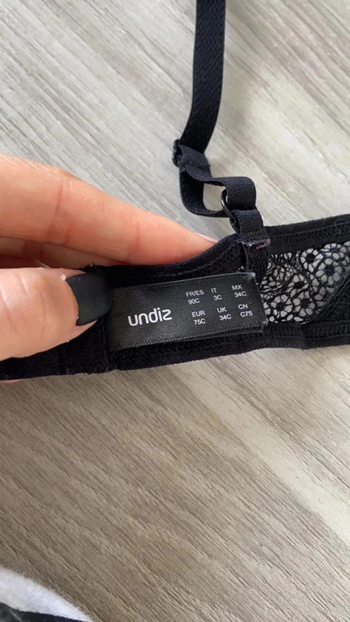 Soutien gorge noir undiz - photo numéro 3