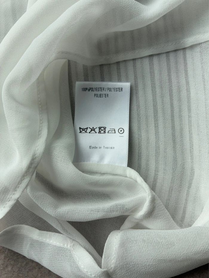 Chemise femme transparente blanche Sandro taille 1 en parfait état - photo numéro 12