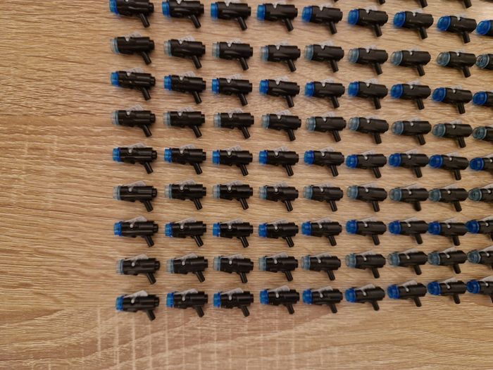 Lot d'armes blasteur type lego pour clones / stormtrooper star wars comprend 100 pièces - photo numéro 5