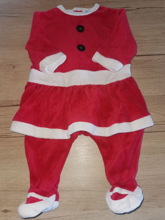Grenouillère fille 3 mois Noël tex - photo numéro 1