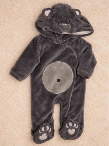 Pyjama polaire pilou pilou à capuche