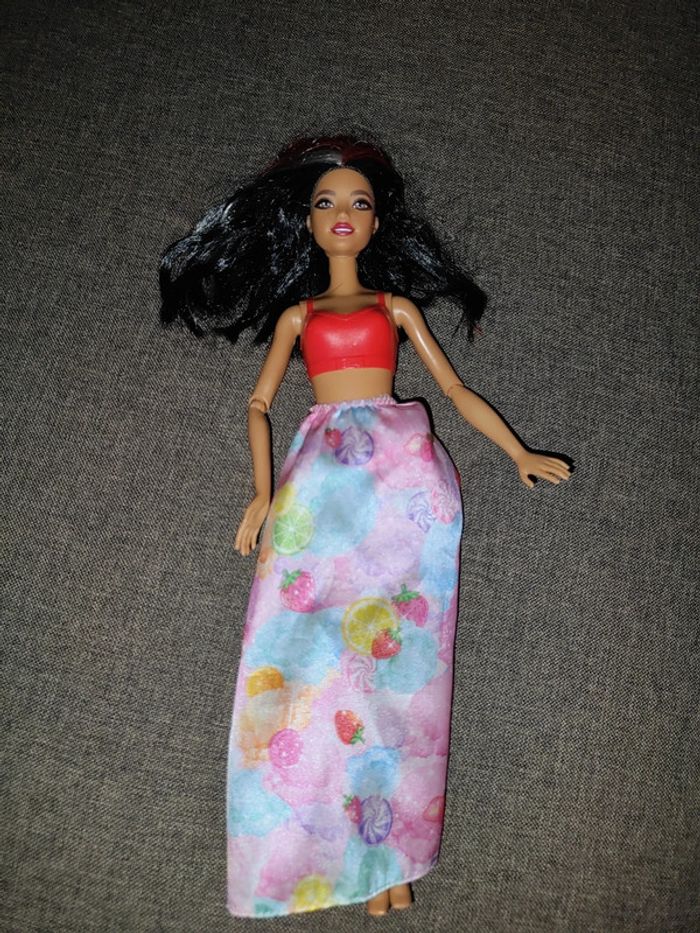 Barbie cheveux tricolores