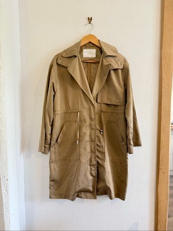 Trench long  beige Zara