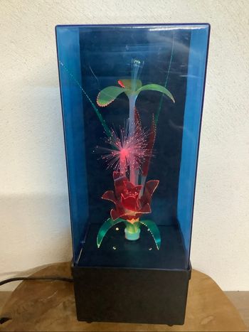 Lampe fibre optique vintage