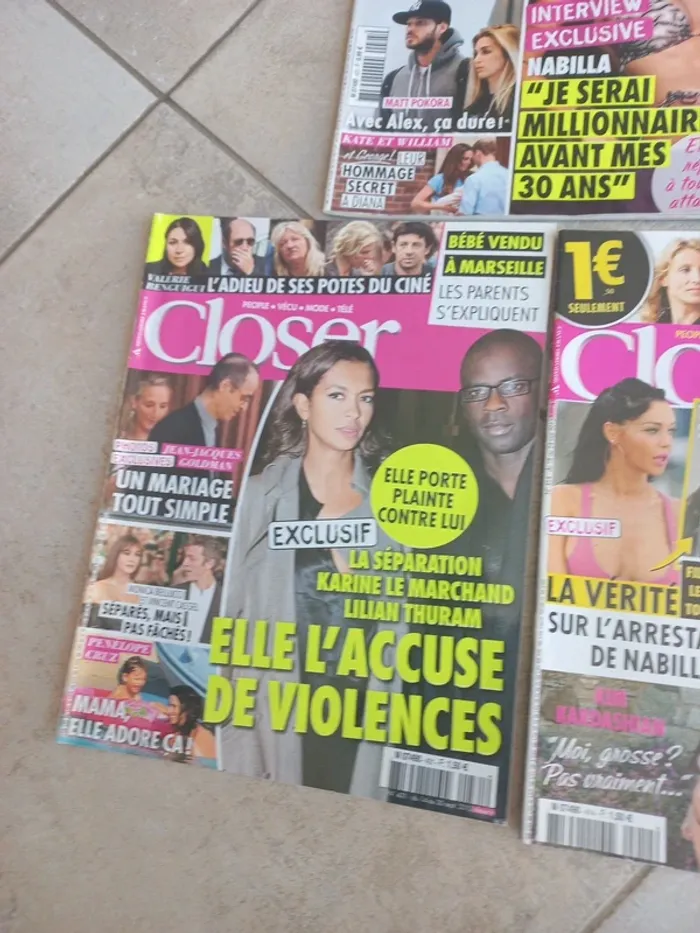 Lot de 5 magazines People Closer - photo numéro 4
