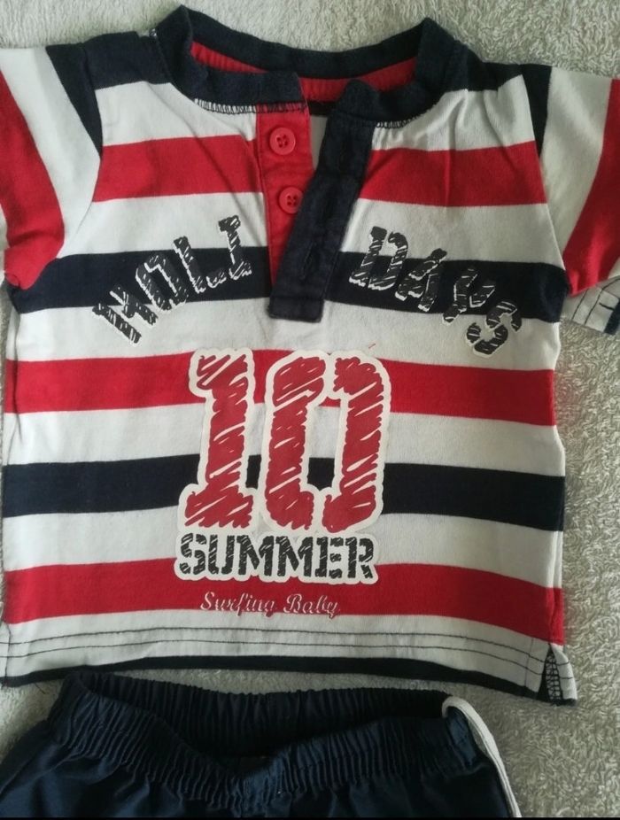 Ensemble été 6 mois garçon - photo numéro 2