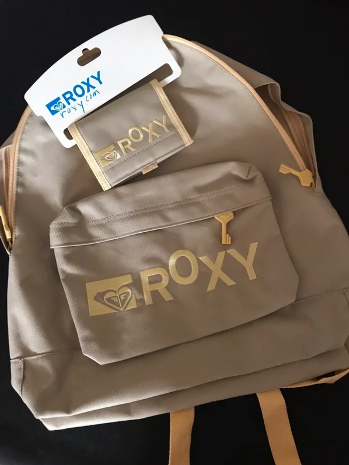 Ensemble sac à dos et porte monnaie ROXY Neuf