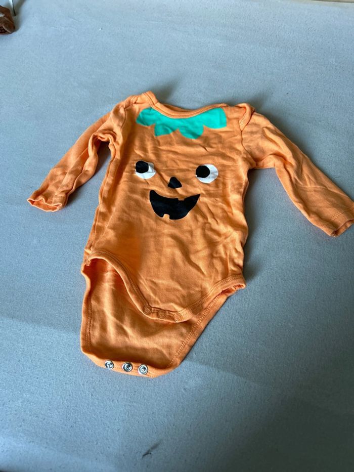 Body citrouille 3 mois