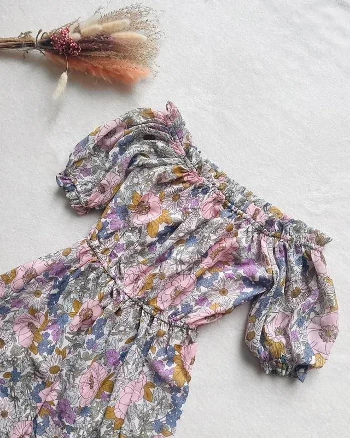Robe longue à fleurs taille 34 - Amisu - photo numéro 4