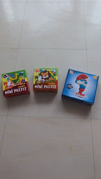 Lot de mini puzzles enfant