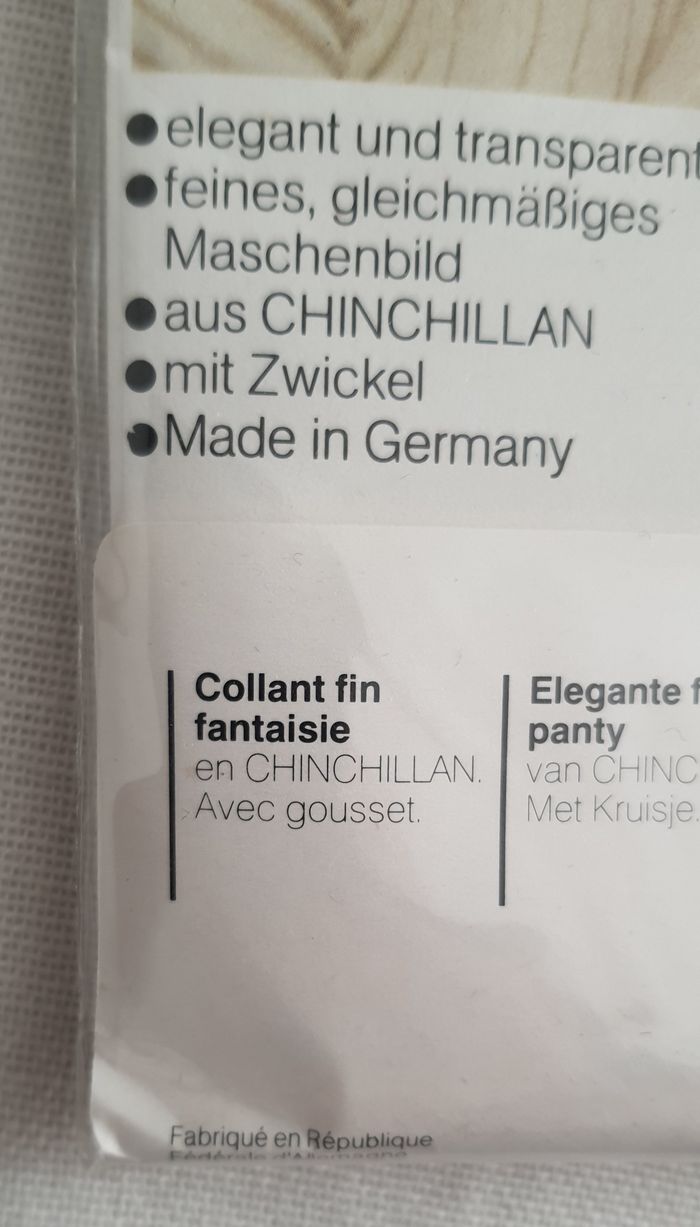 Collants "Kunert" crème à pois taille 38/40 neuf - photo numéro 4