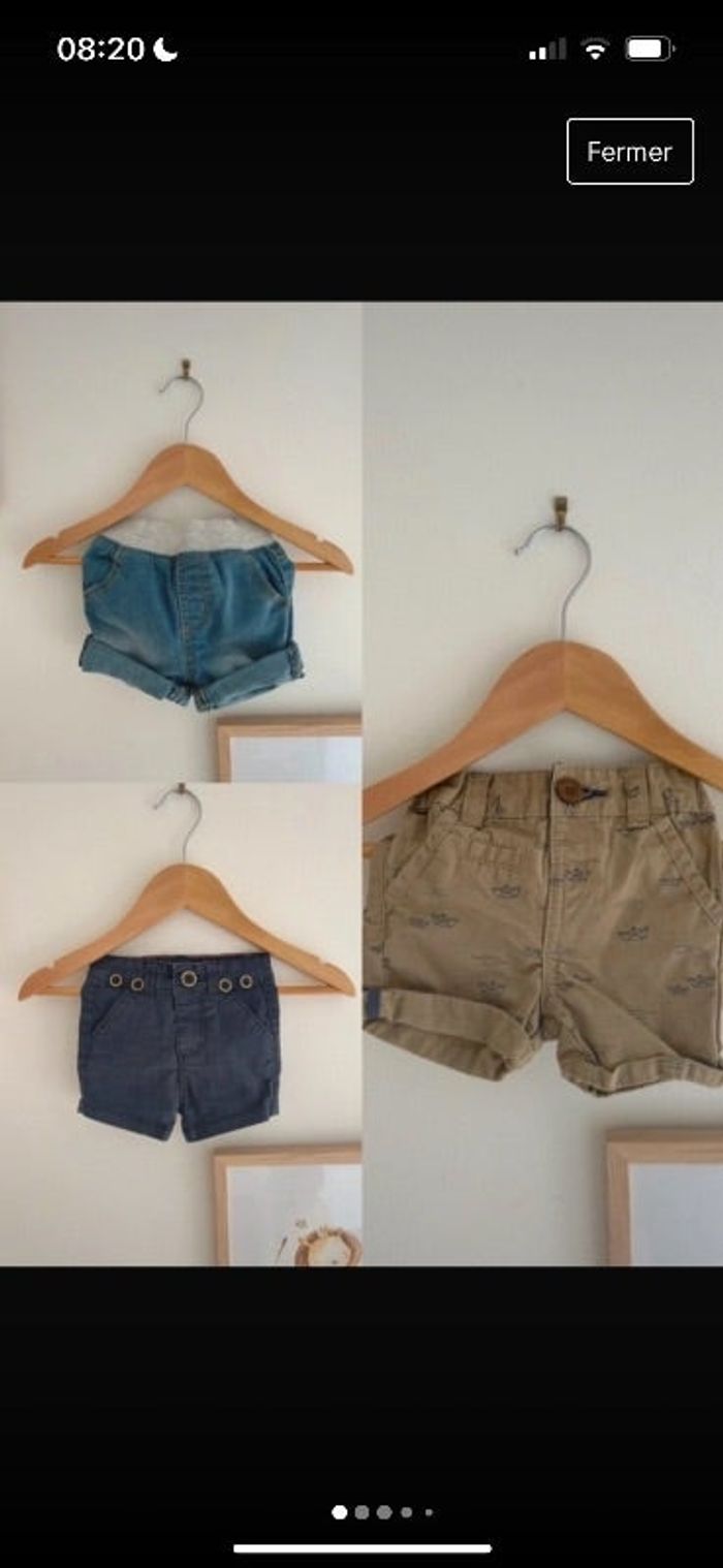 Shorts TAO, Influx, Kiabi