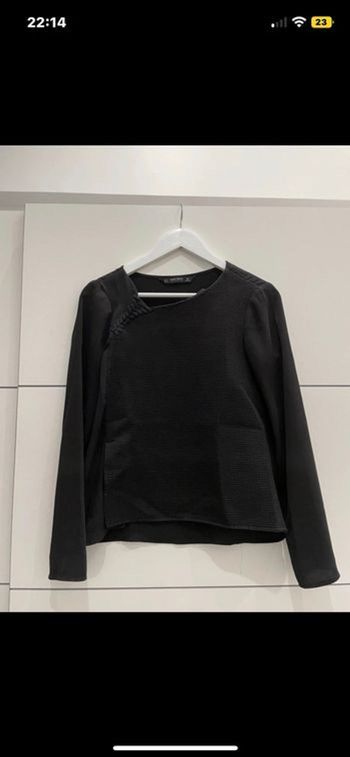 Haut Blouse ZARA noir
