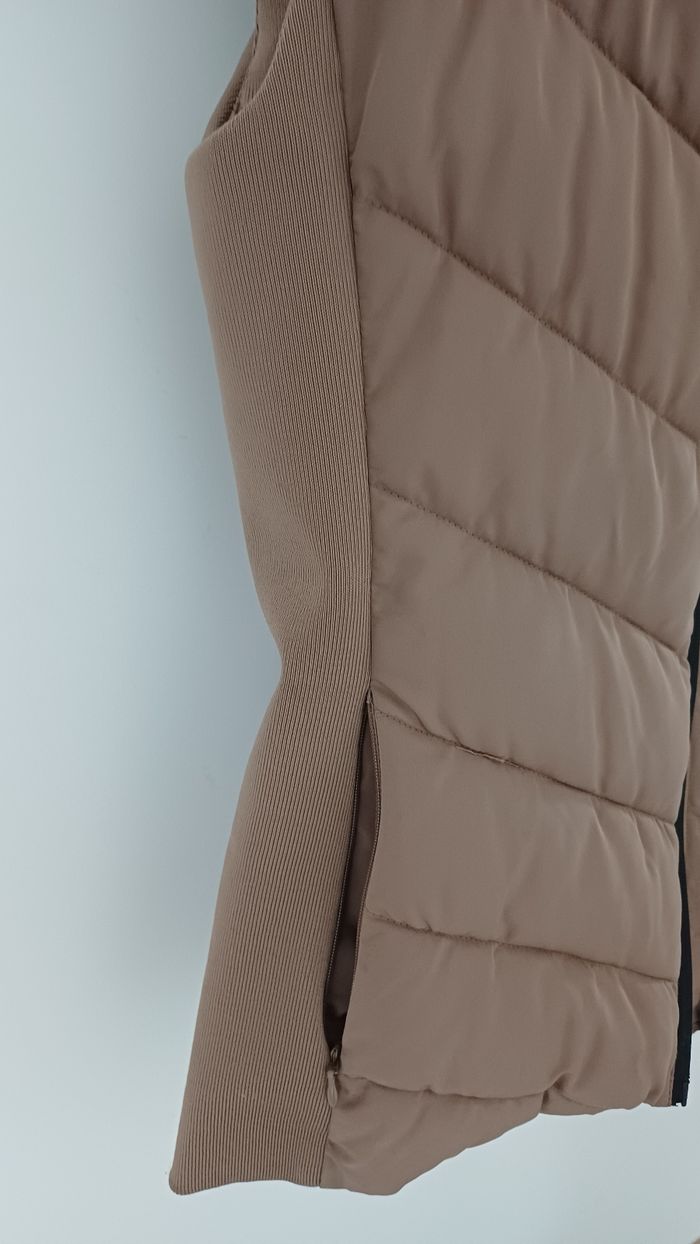 Doudoune sans manche Beige Zara - photo numéro 3