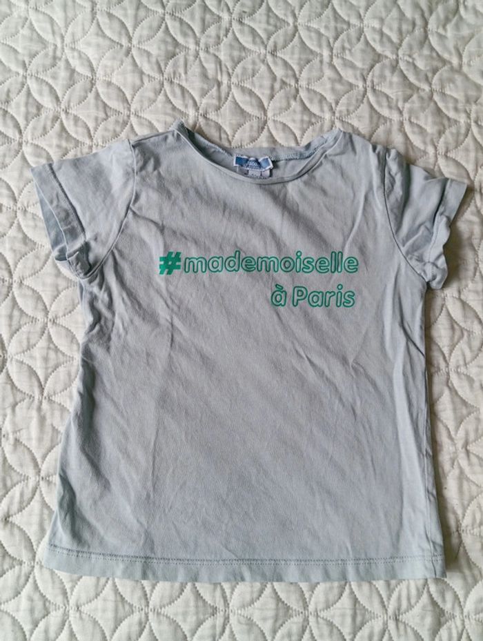 T shirt Jacadi Mademoiselle à Paris 6 ans