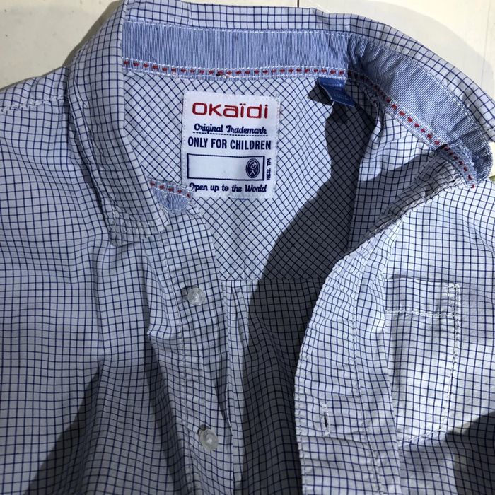Chemise Okaïdi taille 12 ans petits carreaux - photo numéro 20