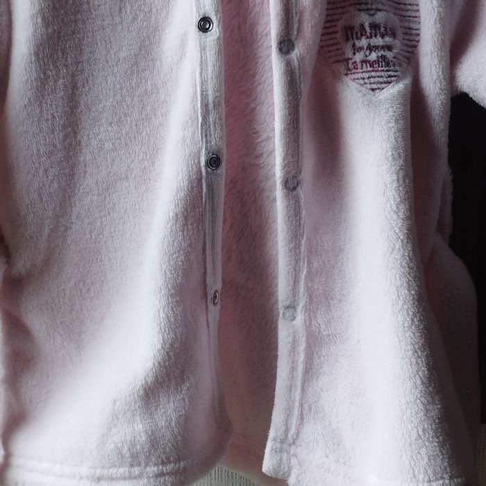 Peignoir ceinturé à capuche tout doux pour bébé 6/9 mois - photo numéro 7