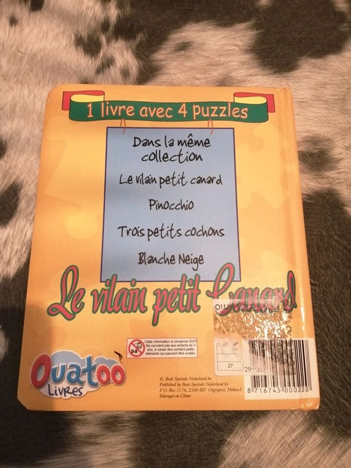 Livre puzzle le vilain petit canard - photo numéro 2