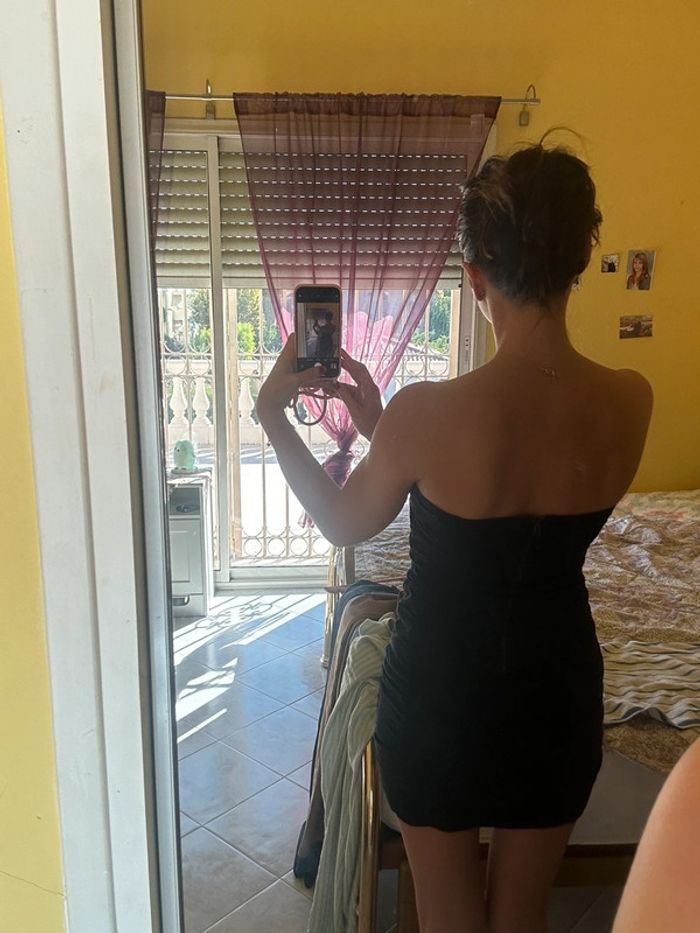 Robe noire bustier - photo numéro 3