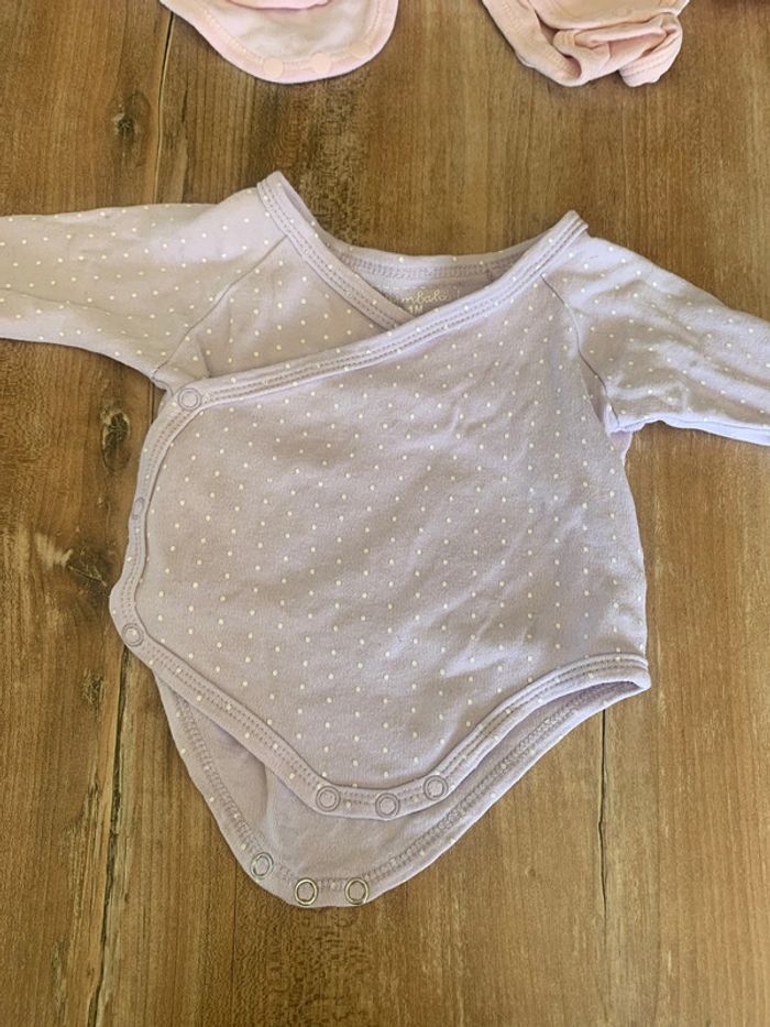 Lot de 7 bodys fille 1 mois - photo numéro 6