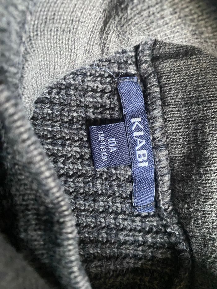 Pull coton capuche poche kangourou 10 ans Kiabi - photo numéro 6