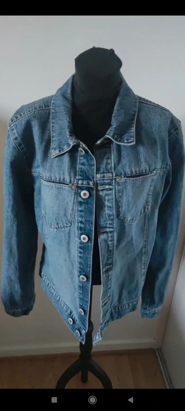 Veste en jean femme