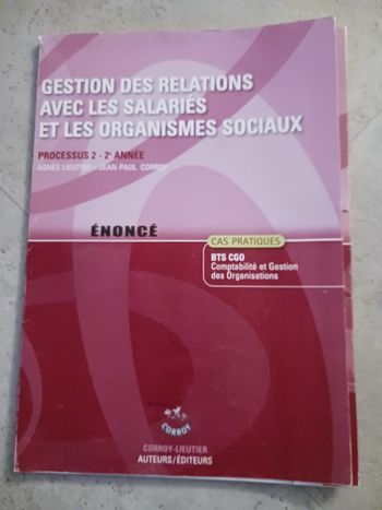 Cas pratique BTS CGO Gestion des relations avec les salariés