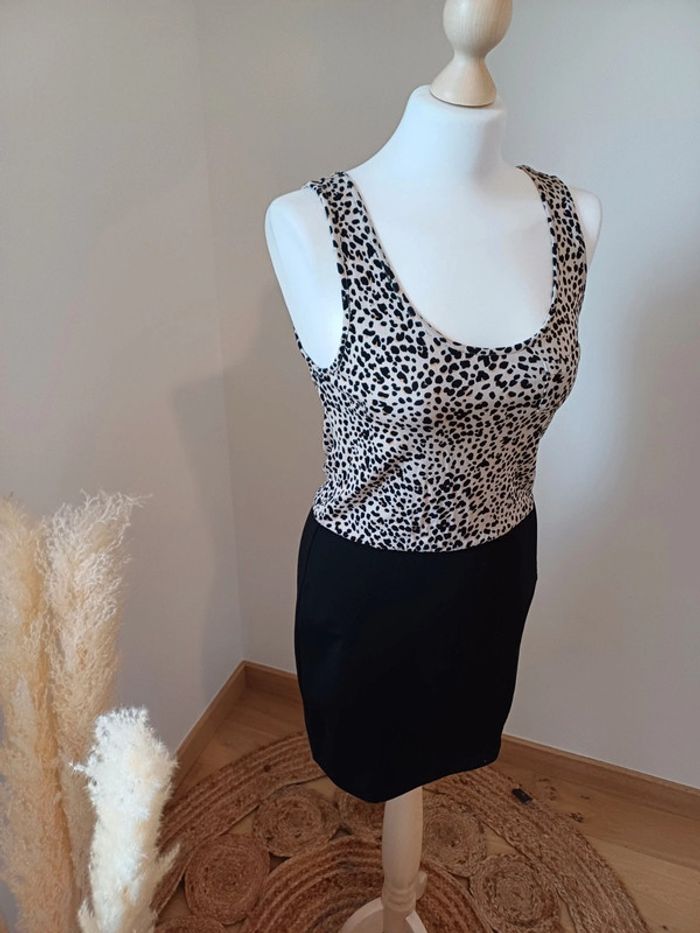 Robe bicolore chic Coolcat taille S 36 - photo numéro 5