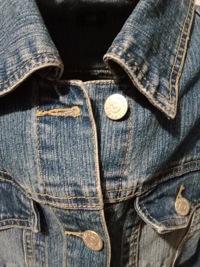 Veste en jeans bleu - photo numéro 4