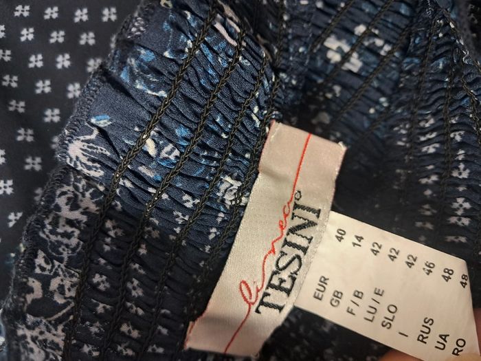 Linea tesini blouse T.40 en tbe - photo numéro 8