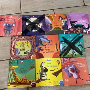 Lot 8 livres mamie poule raconte