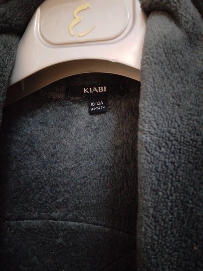 Robe de chambre/peignoir gris foncé T.10/12 ans - Kiabi - photo numéro 7