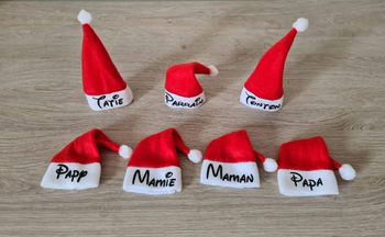 Mini bonnet de Noël personnalisé