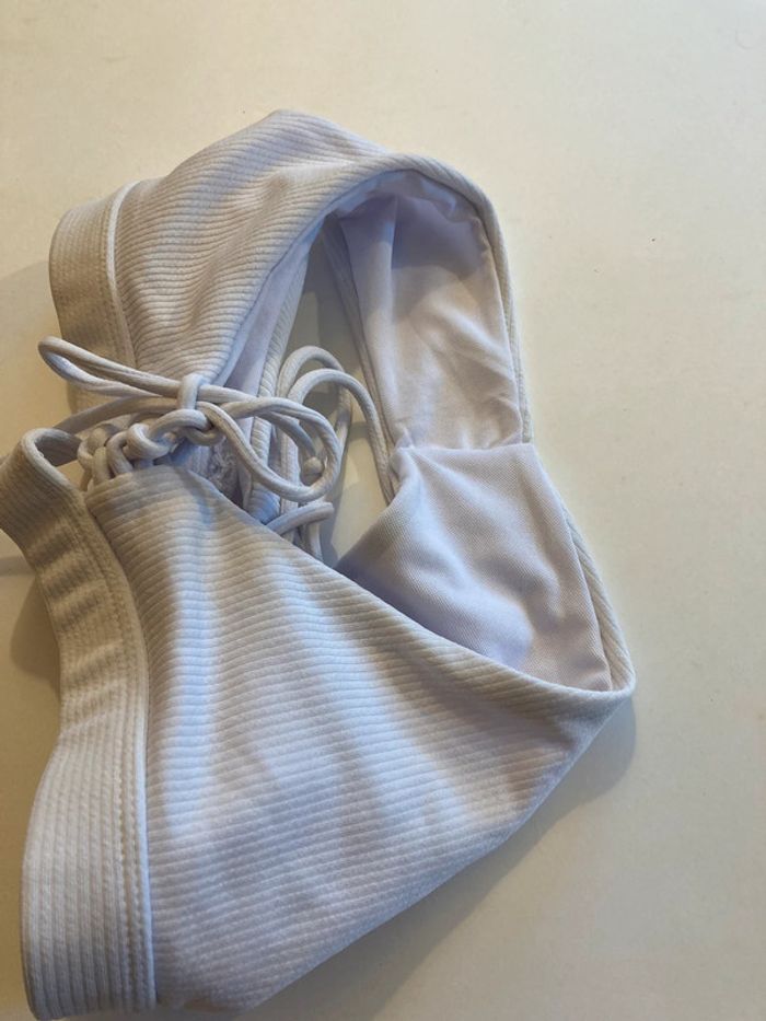 Maillot de Bain blanc à lacets - photo numéro 4