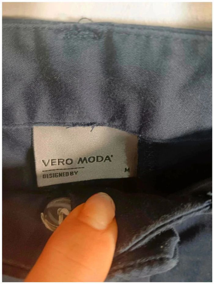 C11 pantalon marine Vero moda M - photo numéro 3